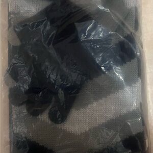 Cowboys-Striped Scarf and Gloves Set